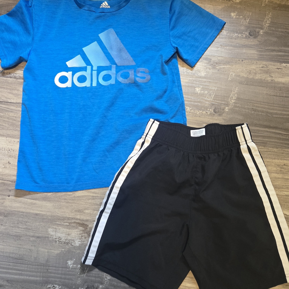Adidas Kids Set in Blue and Black